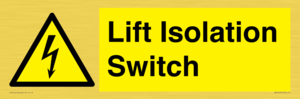 Lift Isolation Switch